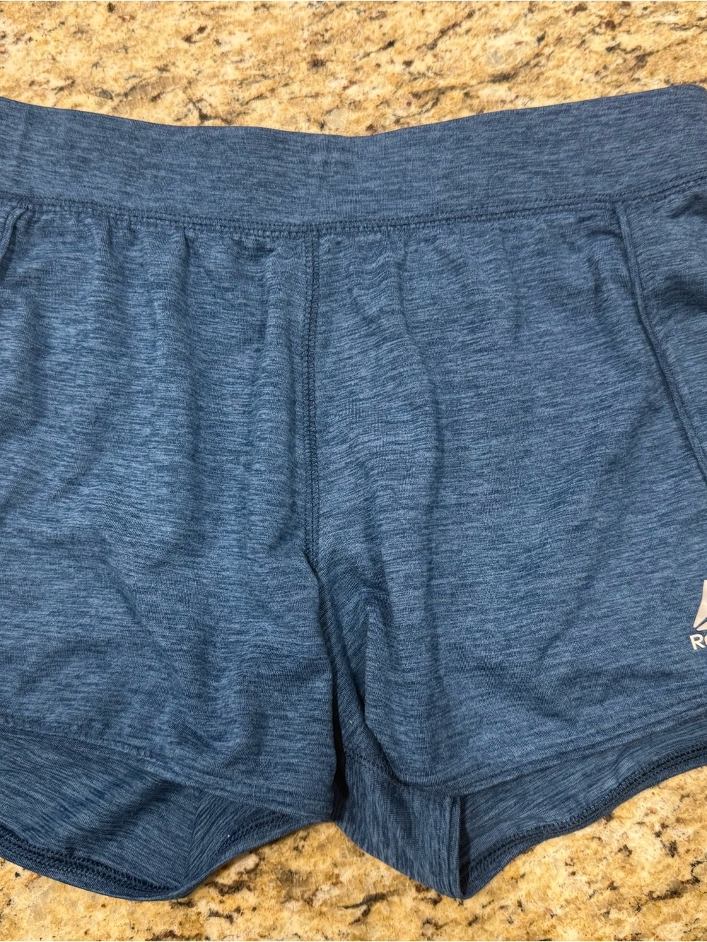 Reebok Women's Heather Navy Athletic Shorts
